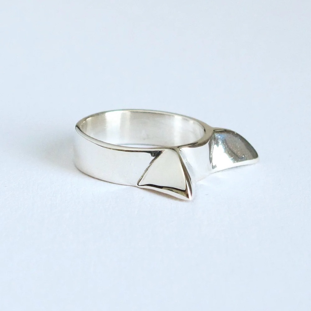 Custom made ๐ New Zealand Meadowlark cat ears ring - Picture 6 of 7